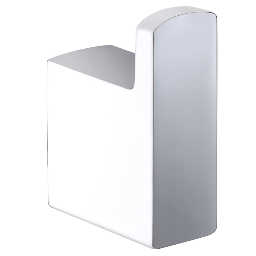 Eden Robe Hook Chrome & White 5606-CW