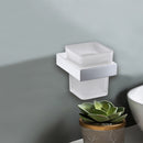 Eden Tumbler Holder Chrome & White 5607-2-CW