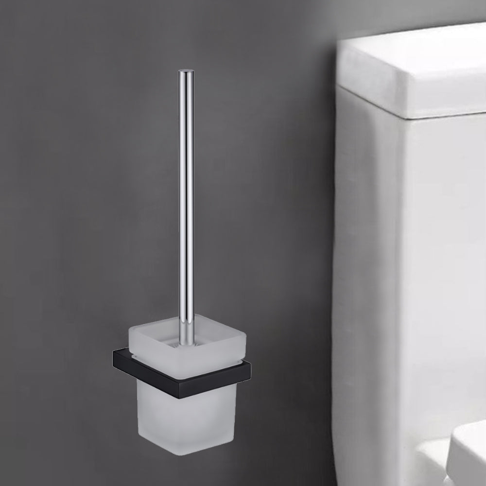Eden Toilet Brush Matt Black 5608-MB - Bathroom Hub