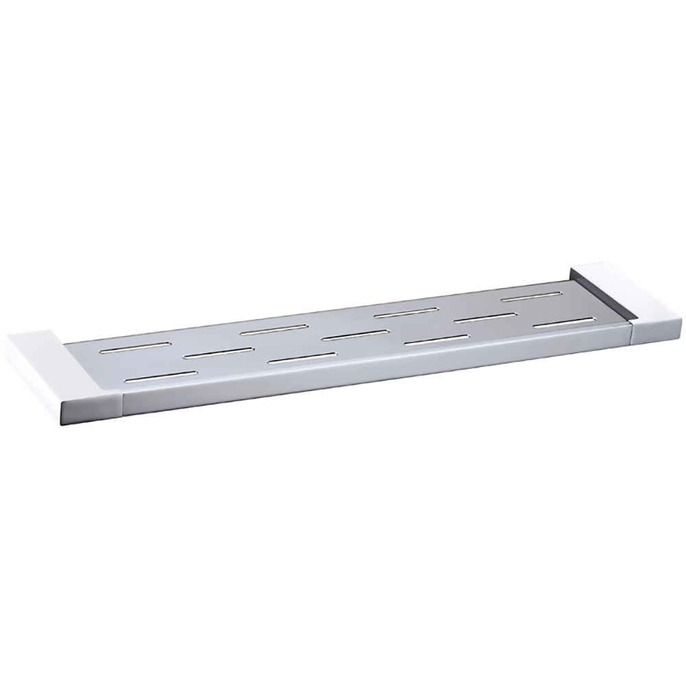 Eden Metal Shelf Chrome & White 5609-1-CW