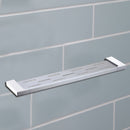 Eden Metal Shelf Chrome & White 5609-1-CW