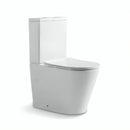 Rimless Tornado Quiet Flush Toilet Suite Matt Grey