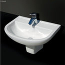 RAK X500 Wall Basin With Integral Shroud