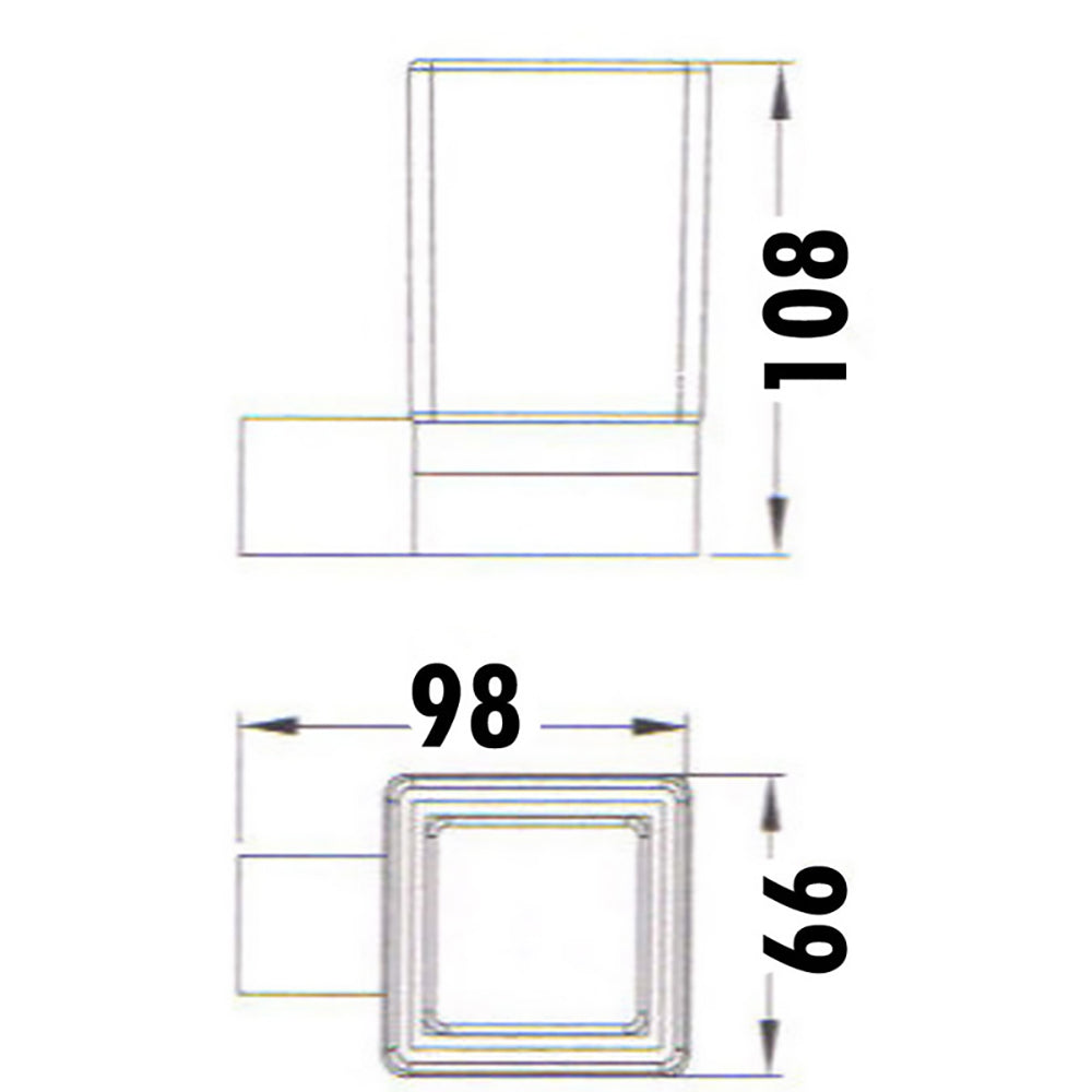 Rosa Tumbler Holder 6402-CH