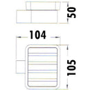 Rosa Soap Dish Matt Black 6403-MB