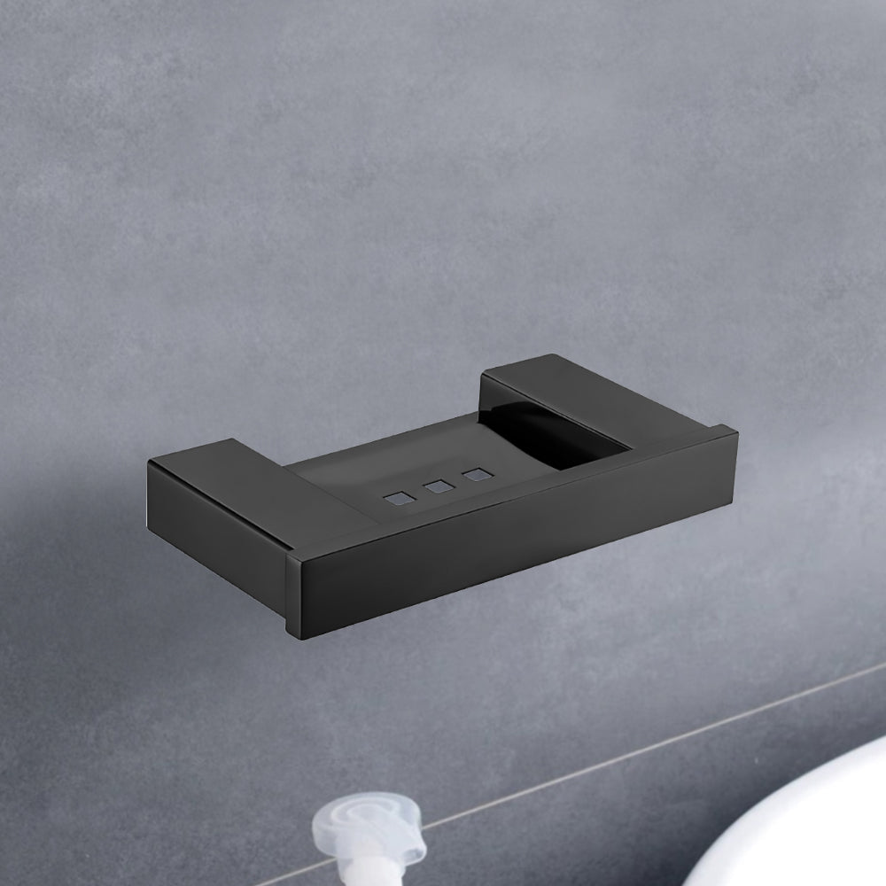 Rosa Soap Holder Matt Black 6403D-MB