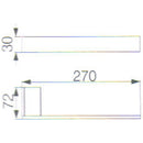 Rosa Towel Bar Chrome 6405-CH