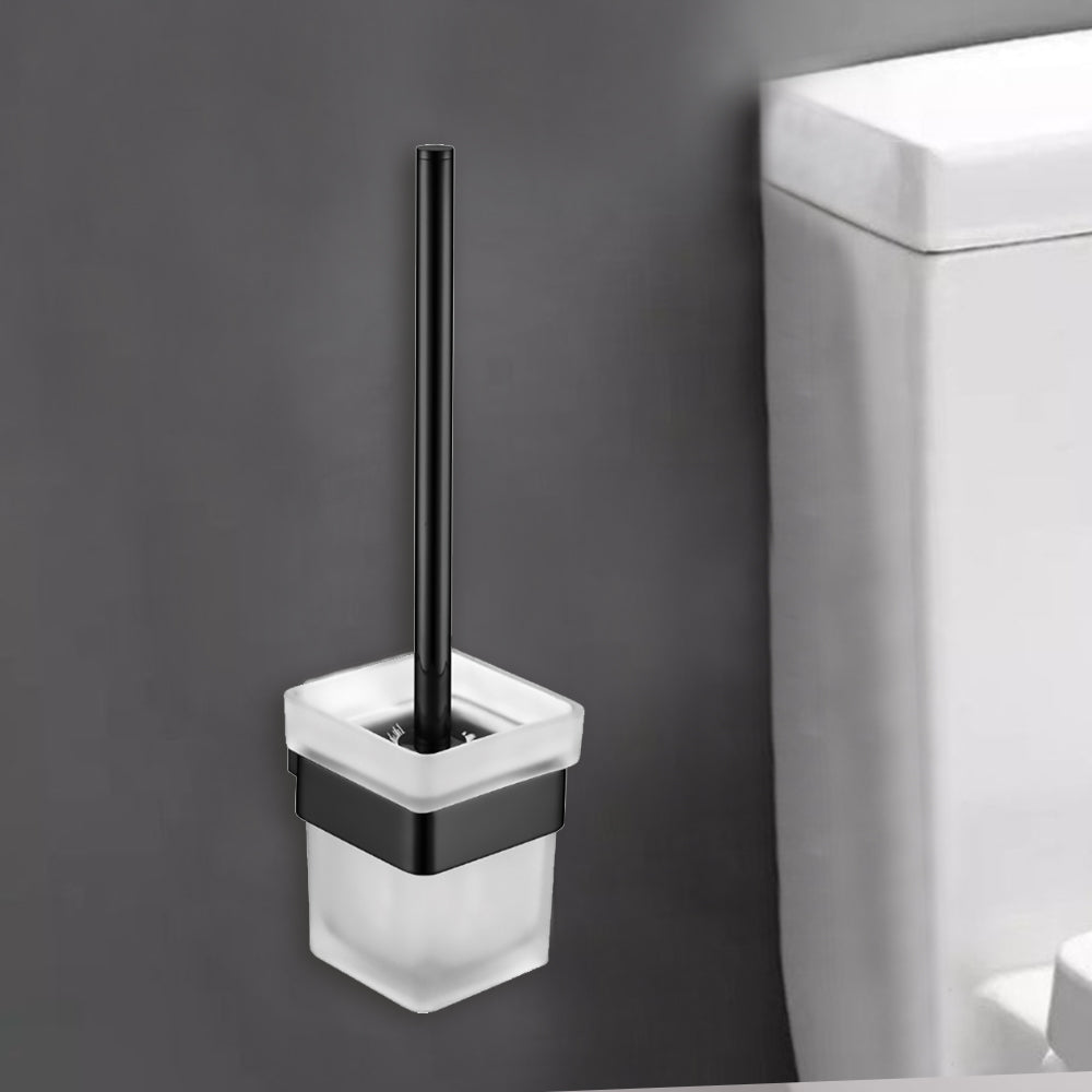 Rosa Toilet Brush Matt Black 6407-MB - Bathroom Hub