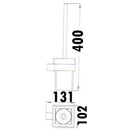 Rosa Toilet Brush 6407-CH