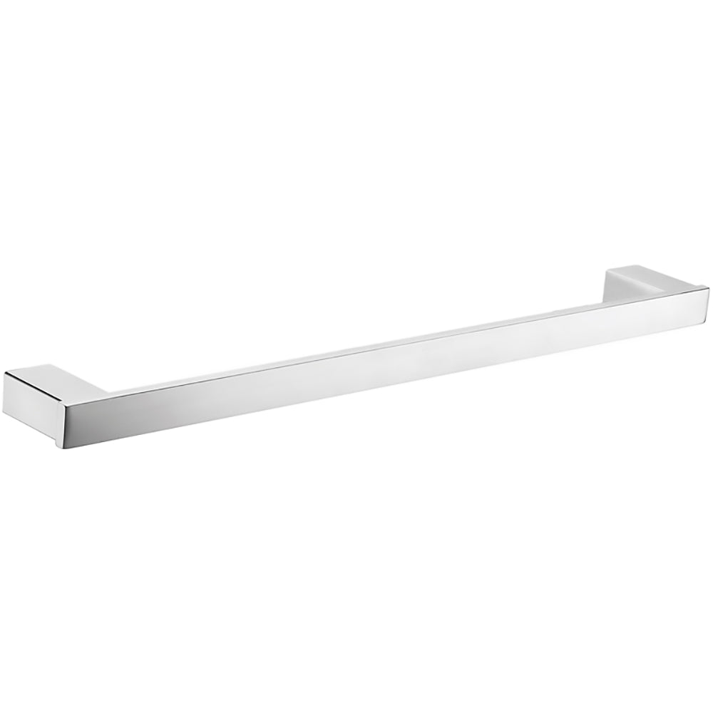Rosa Single Towel Rail 610mm Chrome 6408-610-CH - Bathroom Hub