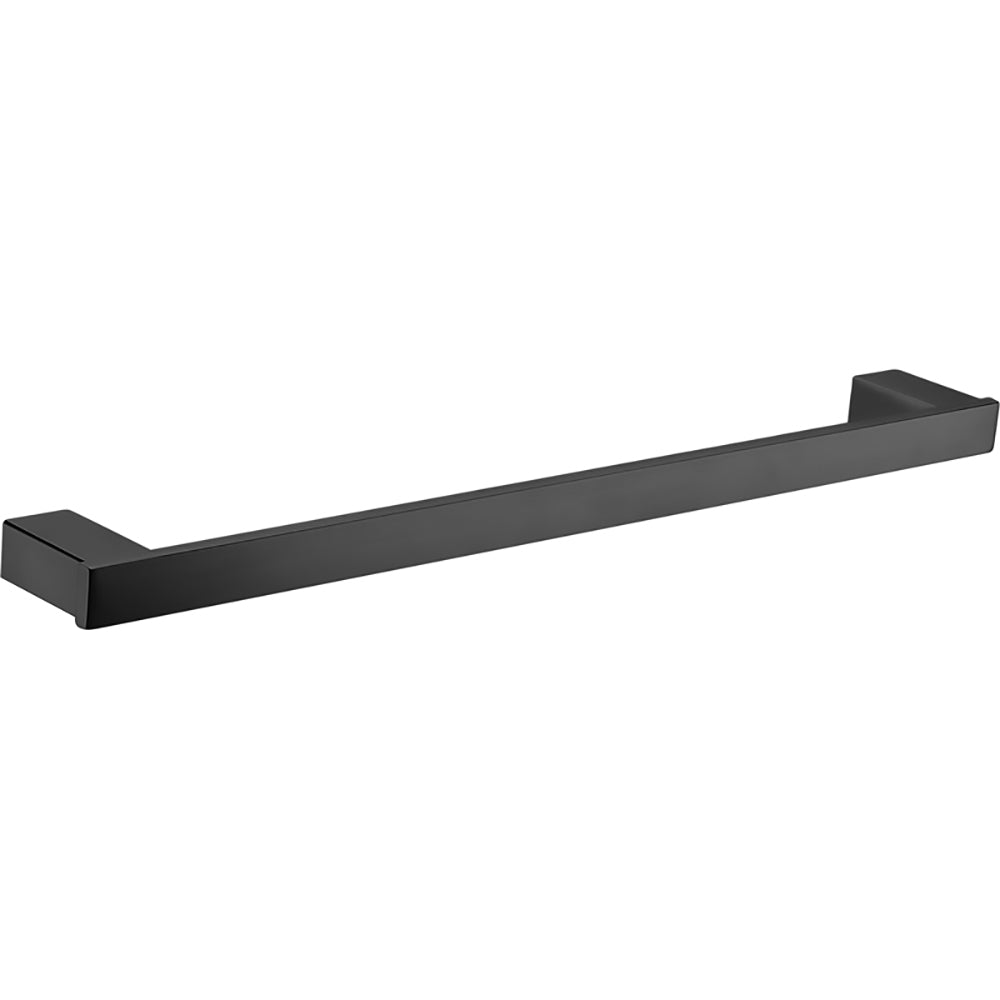 Rosa Single Towel Rail 750mm Matt Black 6408-750-MB - Bathroom Hub