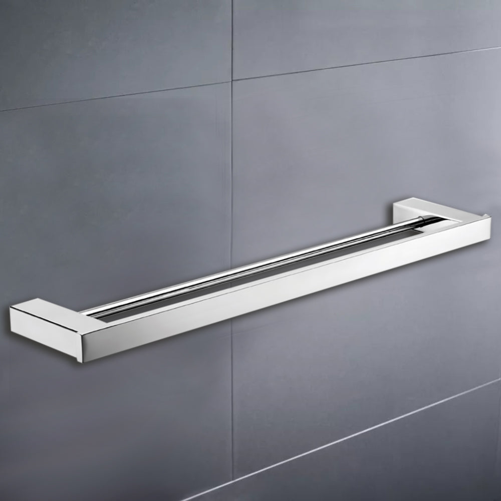 Rosa Double Towel Rail 610mm Chrome 6408D-610-CH