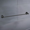 Vintage Single Towel Rail 600mm in Matt Black [66501-600MB]