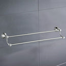 Vintage Double Towel Rail 800mm in Brushed Nickel [66502-800BN]