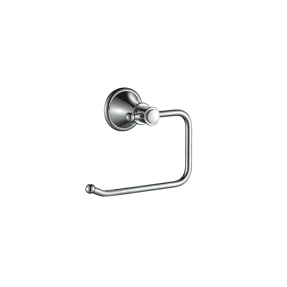 Vintage Chrome With Ceramic White Handle Bathroom Package Deal