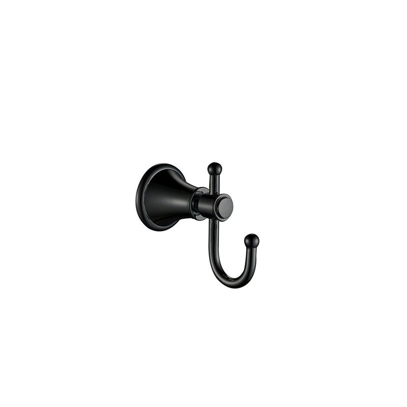 Vintage Robe Hook in Matt Black [66506MB]