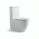 Rimless Tornado Quiet Flush Toilet Suite Gloss White