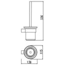 Dove Toilet Brush Chrome 7305