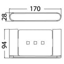 Dove Soap Holder Chrome 7309