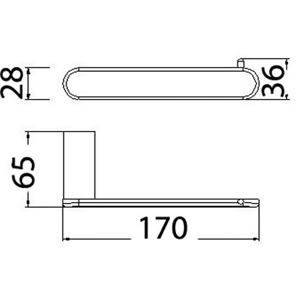 Dove Toilet Roll Holder Chrome 7311 - Bathroom Hub