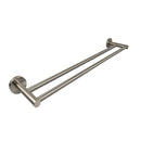 Otus Double Towel Rail 600mm Brushed Nickel 8111-600-BN