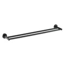 Otus Double Towel Rail 750mm Matt Black 8111-750-B