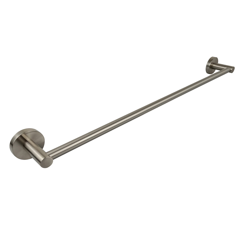 Otus Single Towel Rail 350mm Brushed Nickel 8112-350-BN - Bathroom Hub