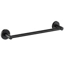 Otus Single Towel Rail 350mm Matt Black 8112-350-B