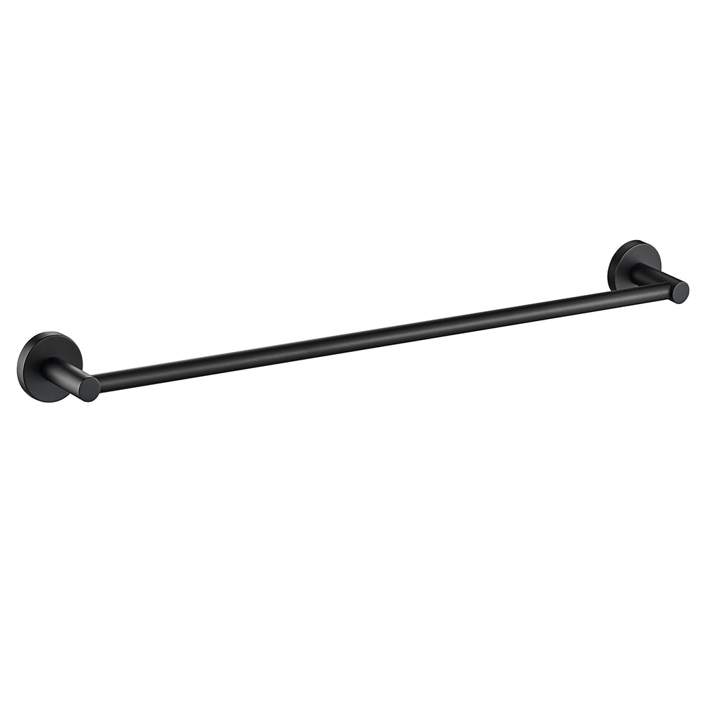 Otus Single Towel Rail 600mm Matt Black 8112-60-B