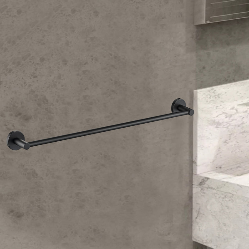 Otus Single Towel Rail 600mm Gunmetal 8112-60-GM