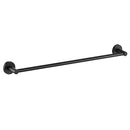 Otus Single Towel Rail 600mm Matt Black 8112-600-B