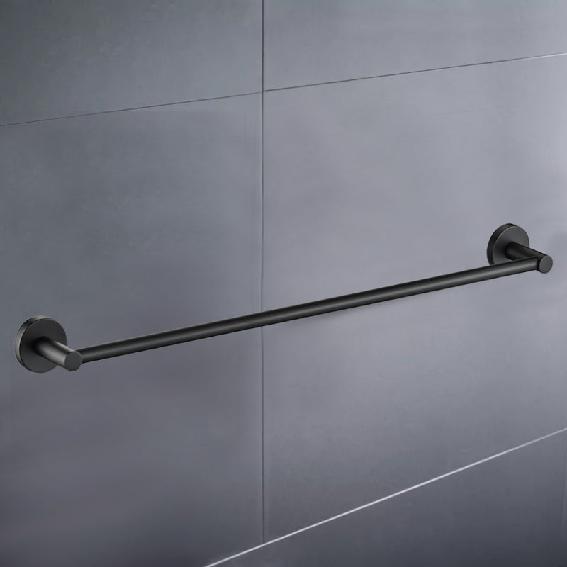 Otus Single Towel Rail 750mm Matt Black 8112-750-B