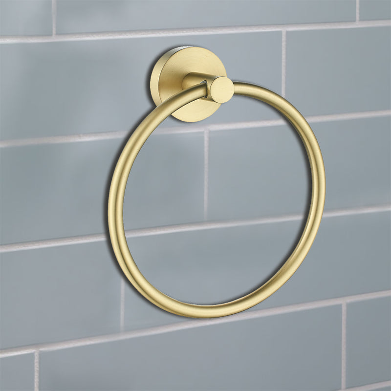 Otus Towel Ring Brushed Gold 8113-BG