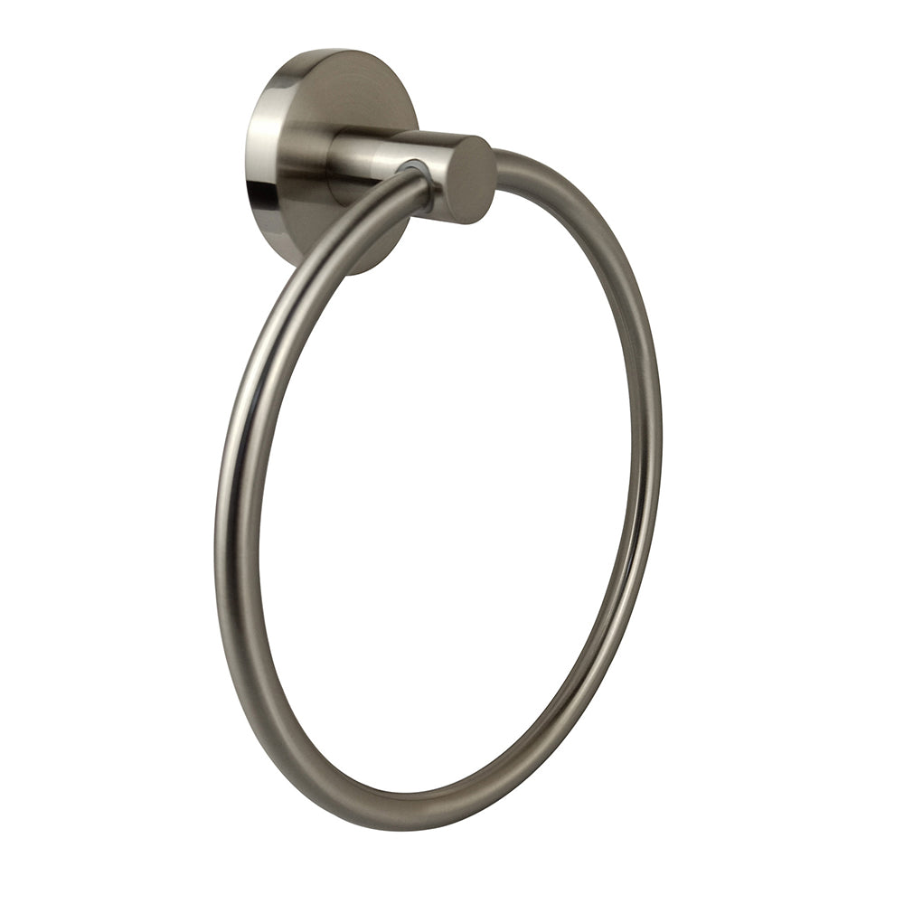 Otus Towel Ring Brushed Nickel 8113-BN - Bathroom Hub