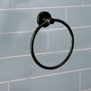 Otus Towel Matte Black Ring 8113-B
