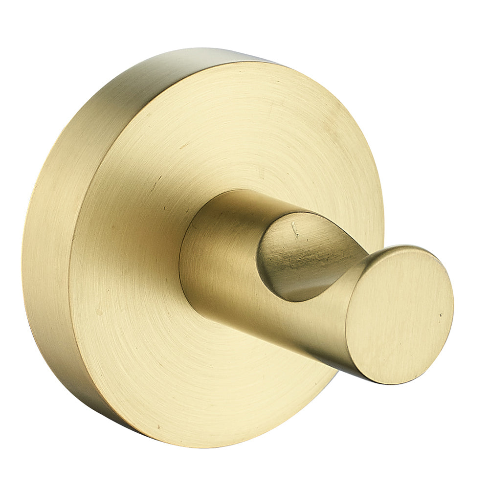 Otus Robe Hook Brushed Gold 8115-BG - Bathroom Hub