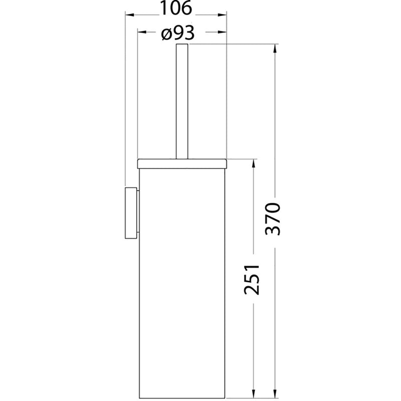 Otus Deluxe Toilet Brush 8119