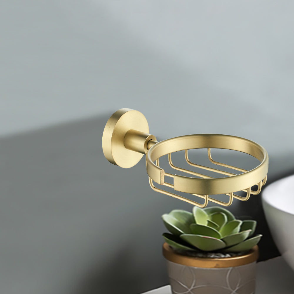 Otus Soap Wire Brushed Gold 8124-BG - Bathroom Hub
