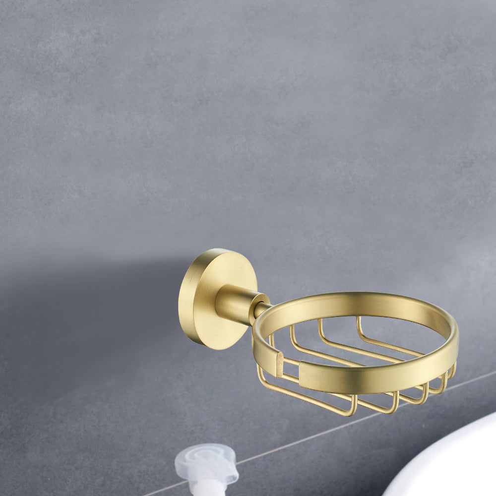 Otus Soap Wire Brushed Gold 8124-BG - Bathroom Hub