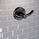 Otus Double Robe Hook Matte Black- 8125-B