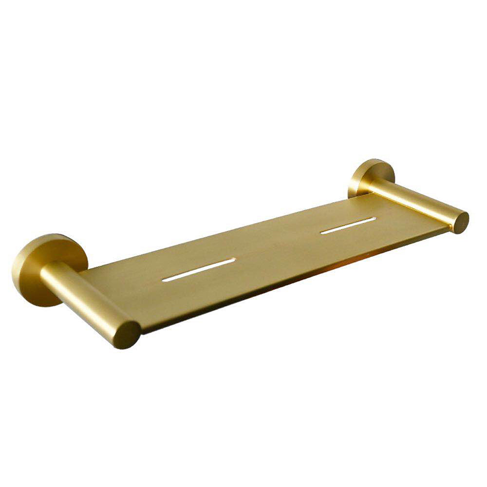 Otus Metal Shelf Brushed Gold 8127A-BG - Bathroom Hub