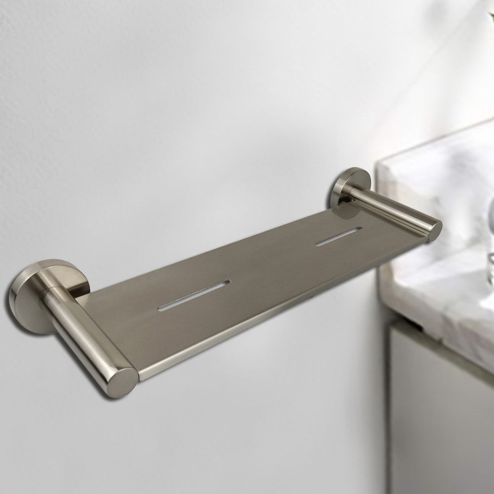 Otus Metal Shelf Brushed Nickel 8127A-BN - Bathroom Hub