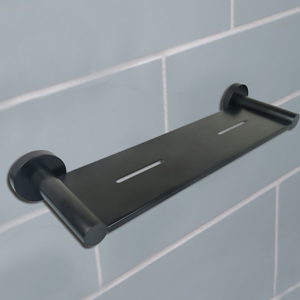 Otus Metal Shelf Matt Black 8127A-B - Bathroom Hub