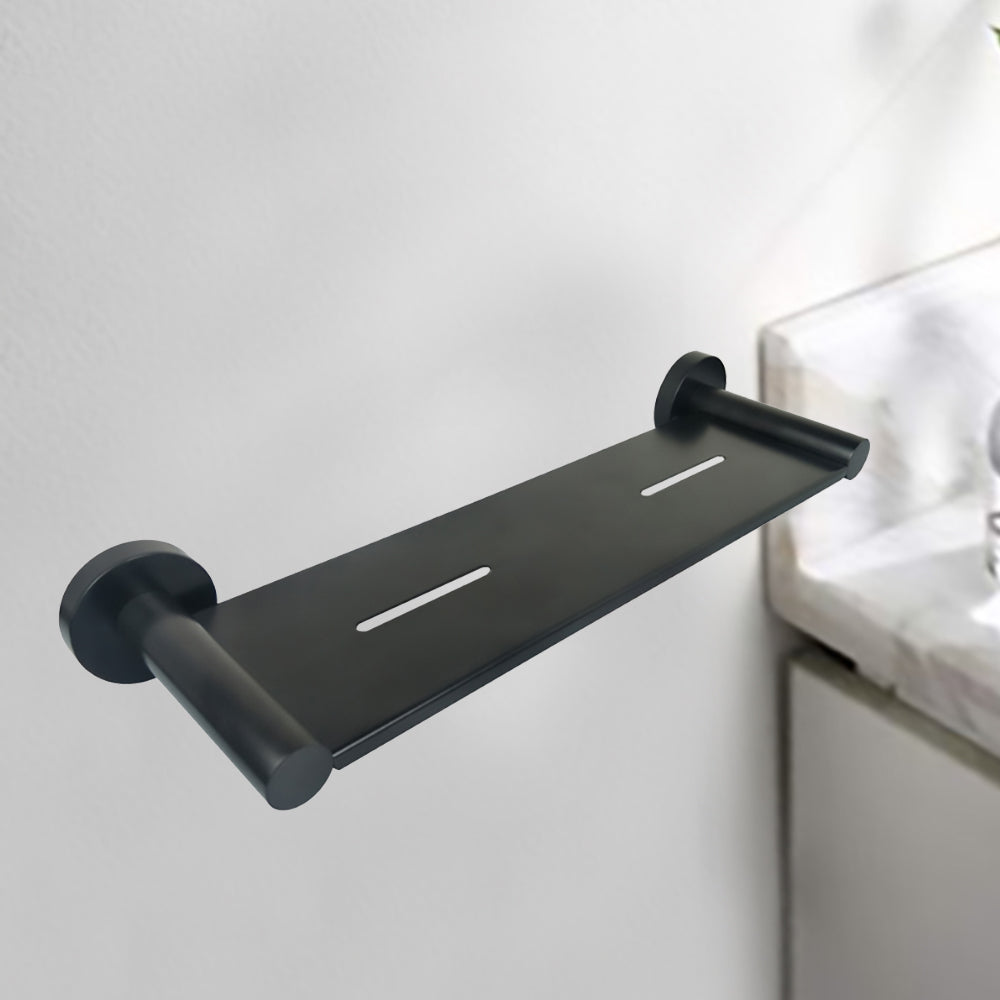 Otus Metal Shelf Matt Black 8127A-B - Bathroom Hub