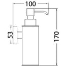 Sara Soap Dispenser Chrome 8932 - Bathroom Hub