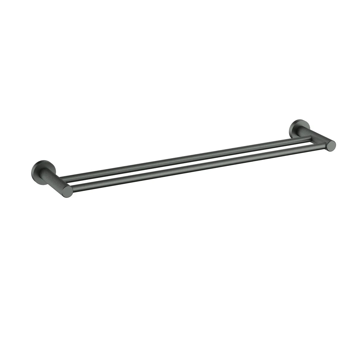 Linie Double Towel Rail 600 mm Gunmetal 9901-600-GM