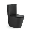 Rimless Tornado Quiet Flush Toilet Suite Matt Black