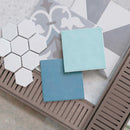 Aluminium Slimline Shower Grate Drain Brush Bronze 300-3000x100x21mm