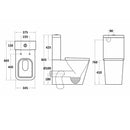 Back To Wall Rimless Toilet Suite Aura