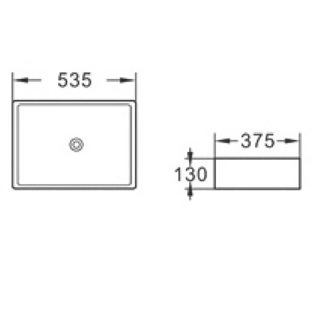 Countertop Basin BA535 - Bathroom Hub